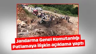 Patlamaya ilişkin açıklama yaptı