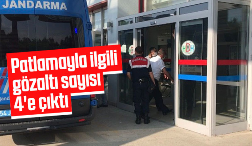 Patlamayla ilgili gözaltı 4'e çıktı