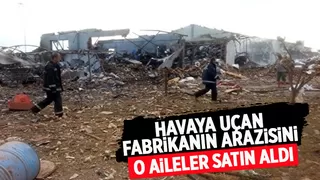 Patlayan fabrikanın arazisi icradan satıldı