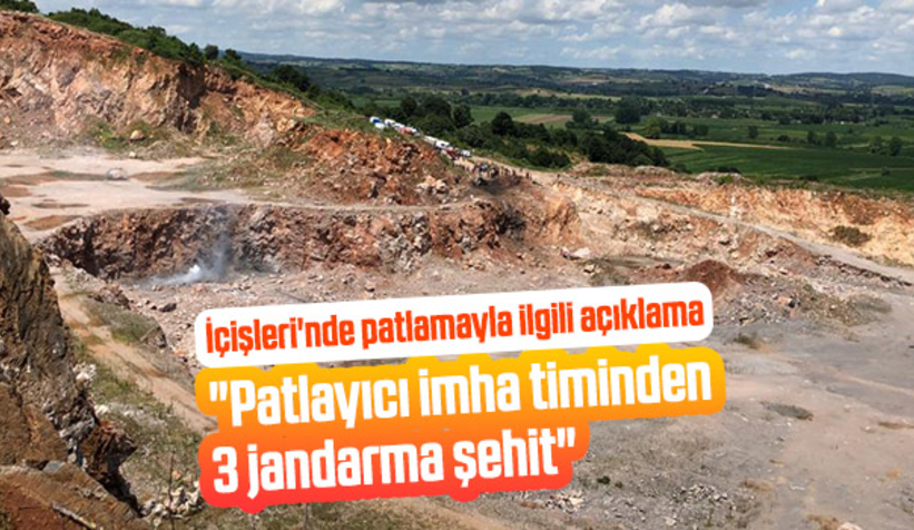 Patlayıcı imha timinden 3 jandarma şehit, 6 yaralı