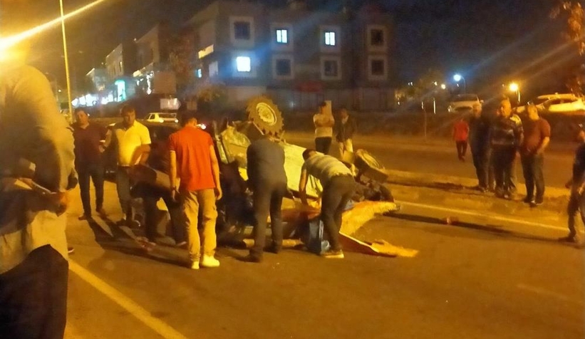 Patpat devrildi: 1 yaralı