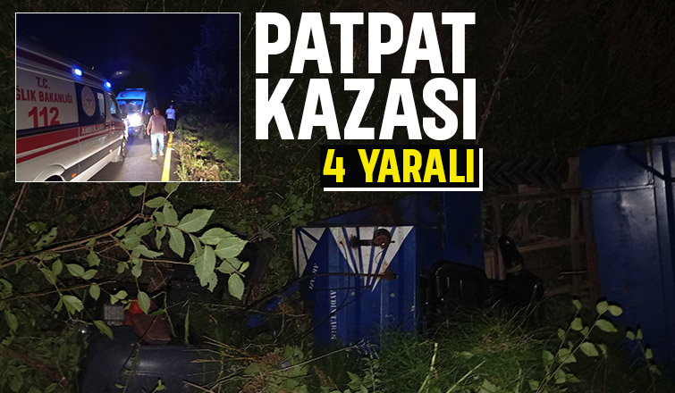 Patpat Kazasında 4 Kişi Yaralandı
