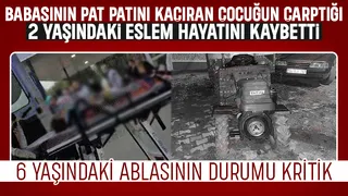 Patpatı kaçırıp dehşet saçtı; 2 yaşındaki çocuk hayatını kaybetti, ablası ağır yaralı