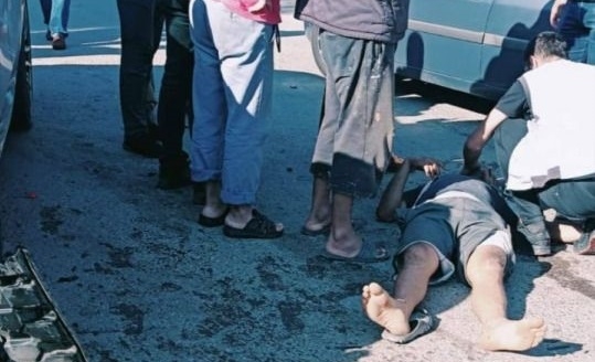 Patpatla otomobil çarpıştı: 1 yaralı