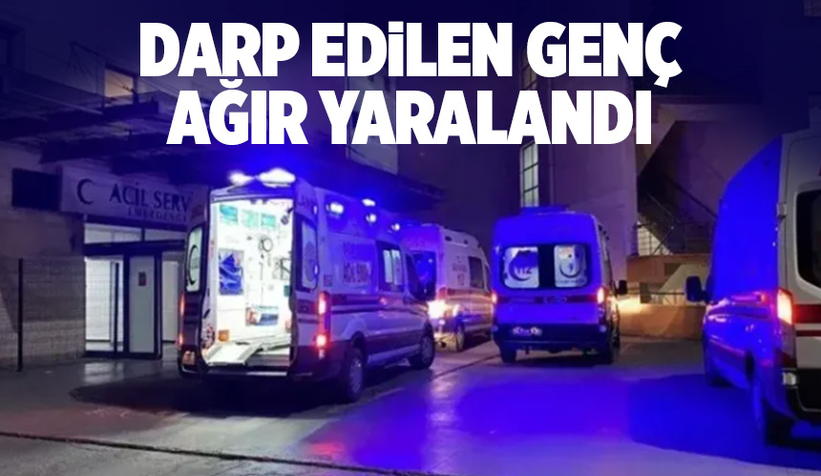 Pazar yerinde darp: Genç yoğun bakımda