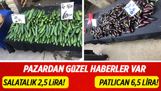 Pazarda sebze ve meyve fiyatları düştü