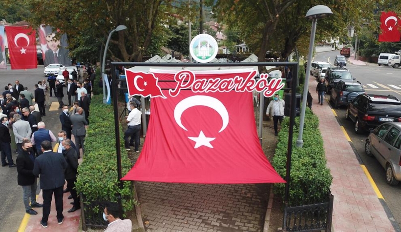 Pazarköy Caddesi duble yolu törenle hizmete açıldı