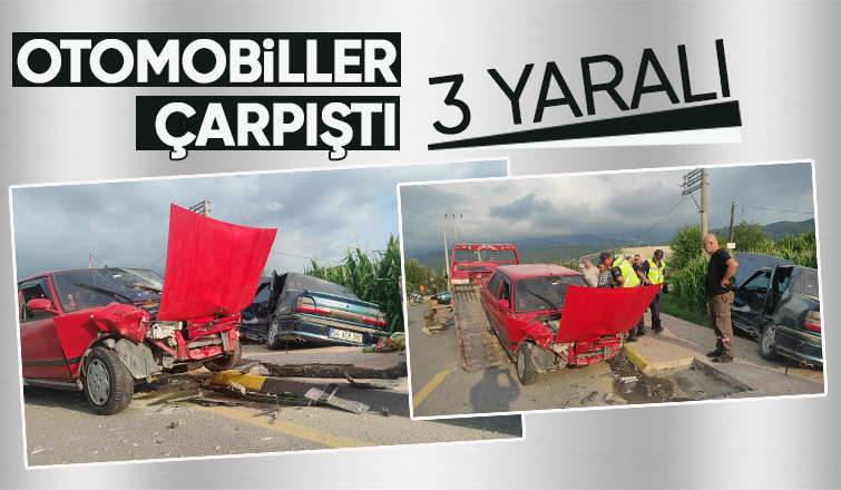 Pazarköy Yolunda Kaza 3 Yaralı