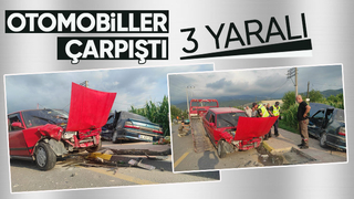 Pazarköy Yolunda Kaza 3 Yaralı