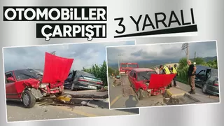 Pazarköy Yolunda Kaza 3 Yaralı