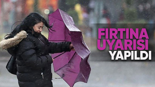 Pazartesi gününe dikkat fırtına bekleniyor