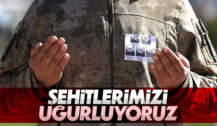  Pençe-Kilit Operasyonu'nda şehit düşen Mehmetçiklere veda