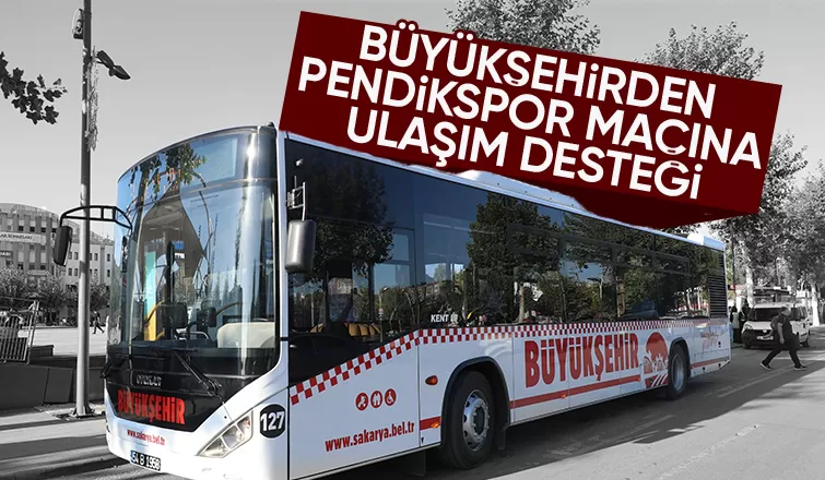 Pendikspor maçı için otobüs desteği