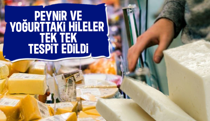 Peynir ve yoğurda hile karıştırdılar; İşte o firmalar