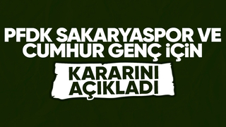 PFDK'dan Sakaryaspor'a ceza