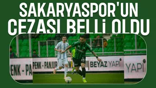 PFDK'dan Sakaryaspor'a ceza