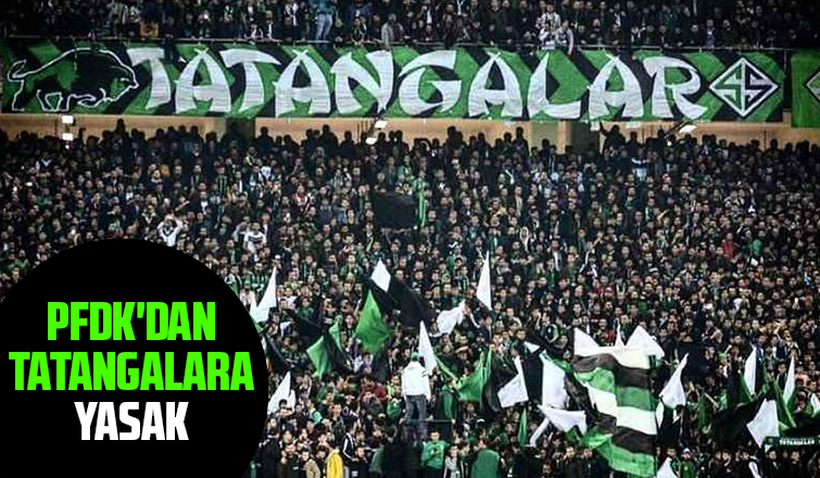PFDK'dan sakaryaspor taraftarına tribün yasağı