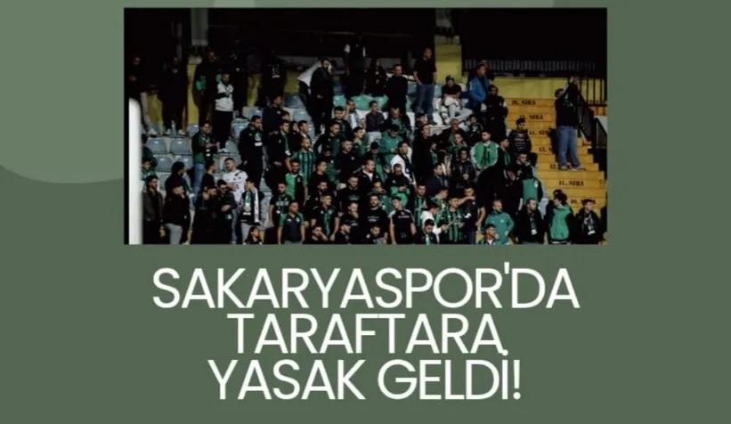 PFDK'dan Sakaryaspor taraftarına yasak