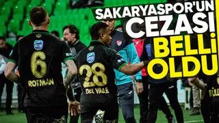 PFDK Sakaryaspor'un cezasını açıkladı