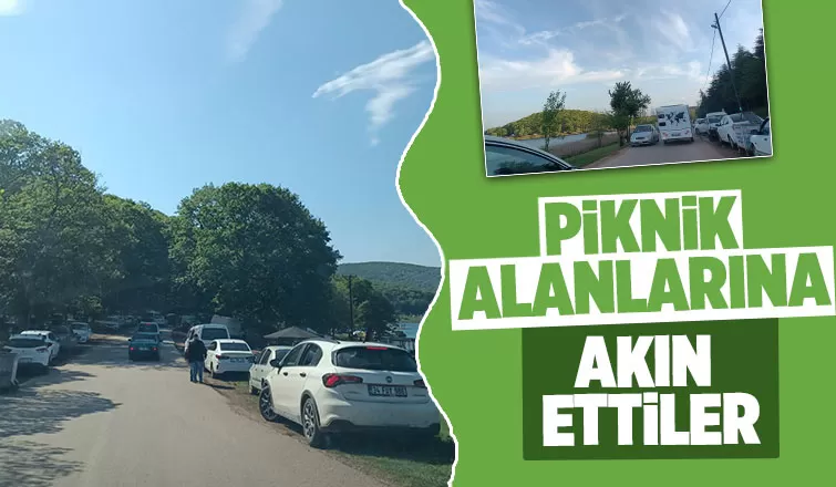 Piknik alanları doldu