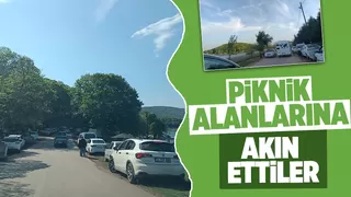 Piknik alanları doldu