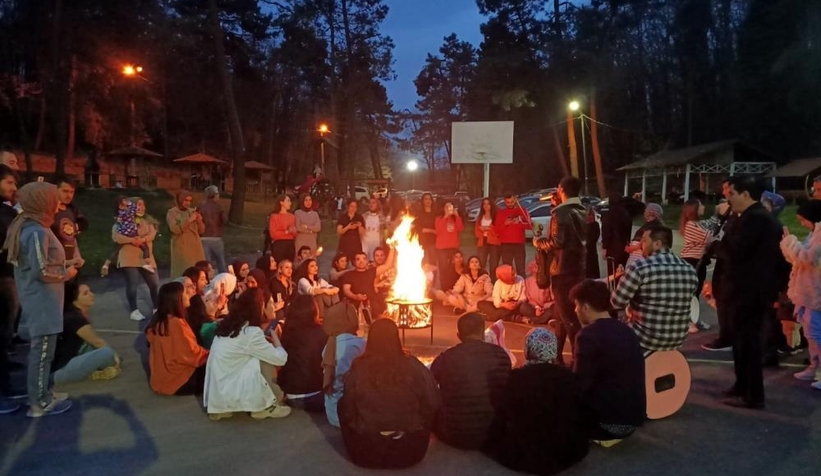 Piknikte stres attılar