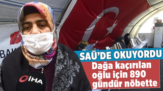 PKK'nın dağa kaçırdığı SAÜ'lü oğlu için 890 gündür nöbet tutuyor