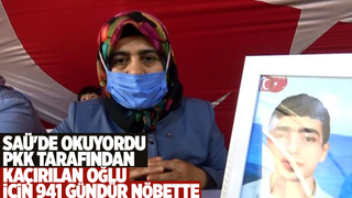PKK'nın dağa kaçırdığı SAÜ'lü oğlu için 941 gündür nöbet tutuyor