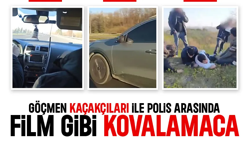 Polis ekipleri göçmen kaçakçısı ve kaçakları böyle yakaladı