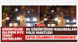 Polis görüntüdekileri silahları ile paketledi
