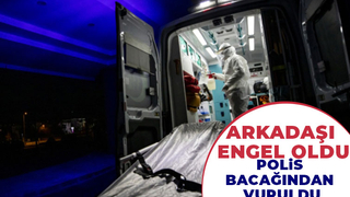 Polis memuru silahla yaralandı