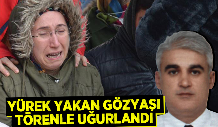 Polis memuruna hüzünlü tören