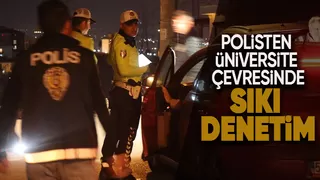 Polis üniversite çevresinde kuş uçurtmadı