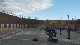 Polislere atış eğitimi