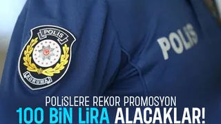 Polisler 100 bin lira maaş promosyonu alacaklar