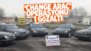 Polisten change araç operasyonu