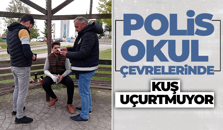 Polisten okul çevrelerinde denetim