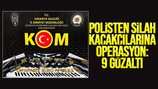  Polisten silah kaçakçılarına operasyon: 9 gözaltı