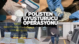 Polisten uyuşturucu operasyonu: 4 tutuklama