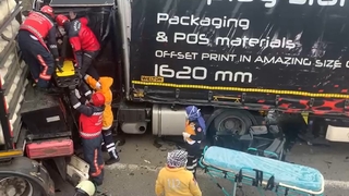 Polonyalı sürücü böyle kurtarıldı