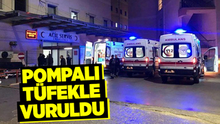 Pompalı tüfekle vurulan kadın yaralandı