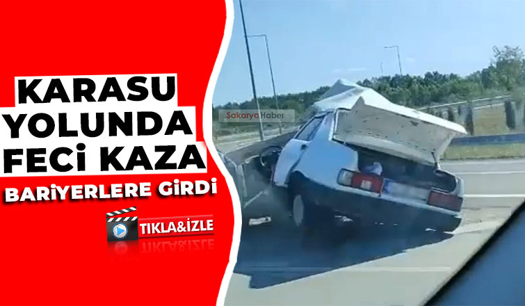 Poyrazlar'da feci kaza