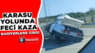 Poyrazlar'da feci kaza