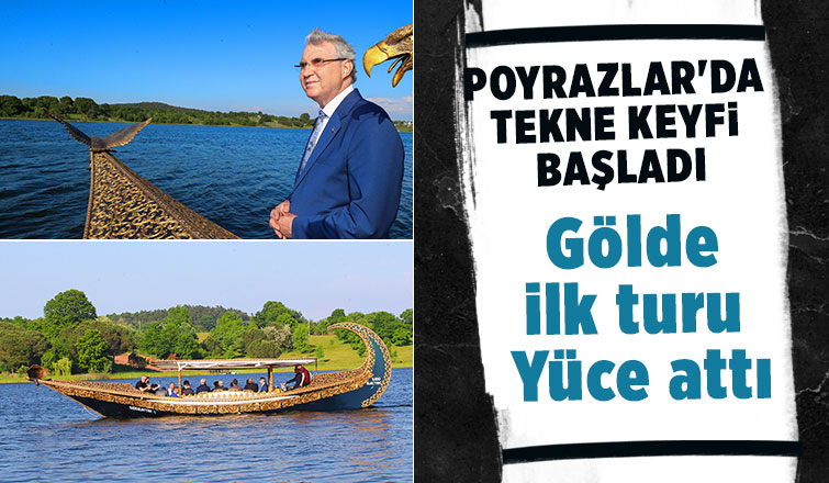Poyrazlar'da tekne ile gezi dönemi başladı