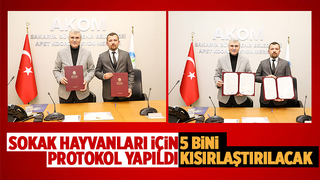Protokol yapıldı; sokak hayvanlarının kontrolsüz üremeleri engellenecek