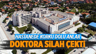 Psikiyatri hastası doktora silah çekti