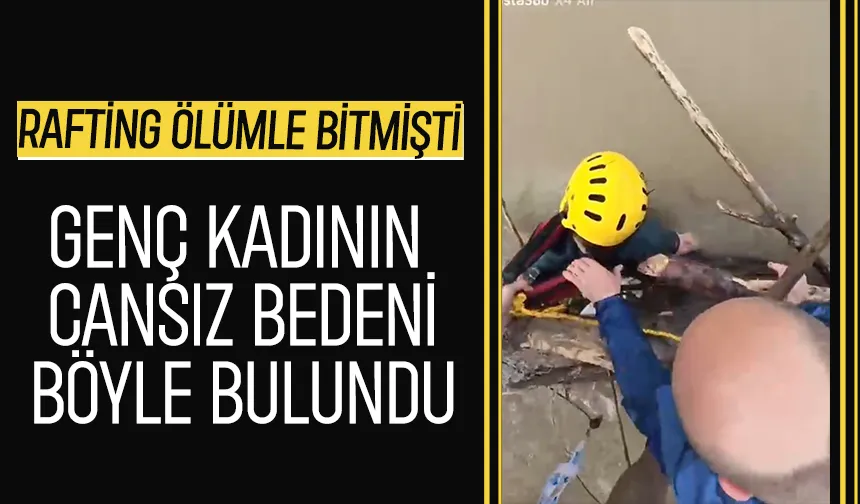 Rafting faciasının acı sonu kamerada