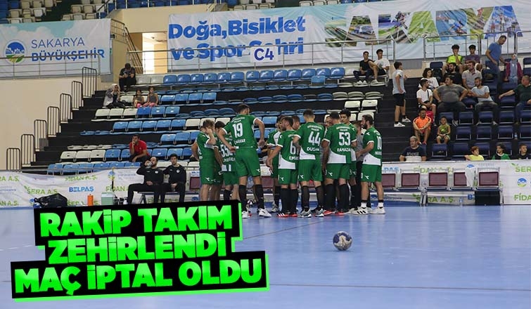 Rakip takım zehirlenince maç iptal oldu