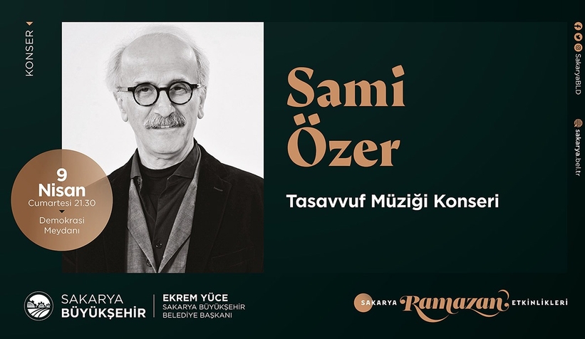 Ramazan etkinlikleri Samir Özer konseri ile devam edecek