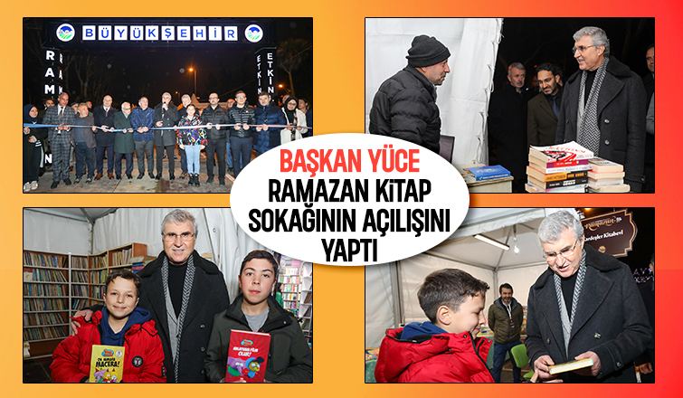 Ramazan Kitap Sokağı’nın açılışını yapıldı